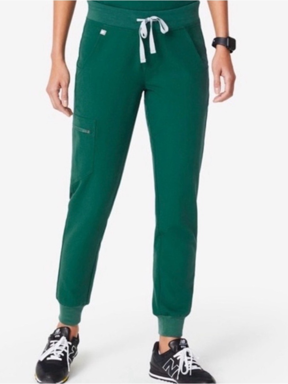 Figs Hunter Green Zamora Jogger Scrub Pants